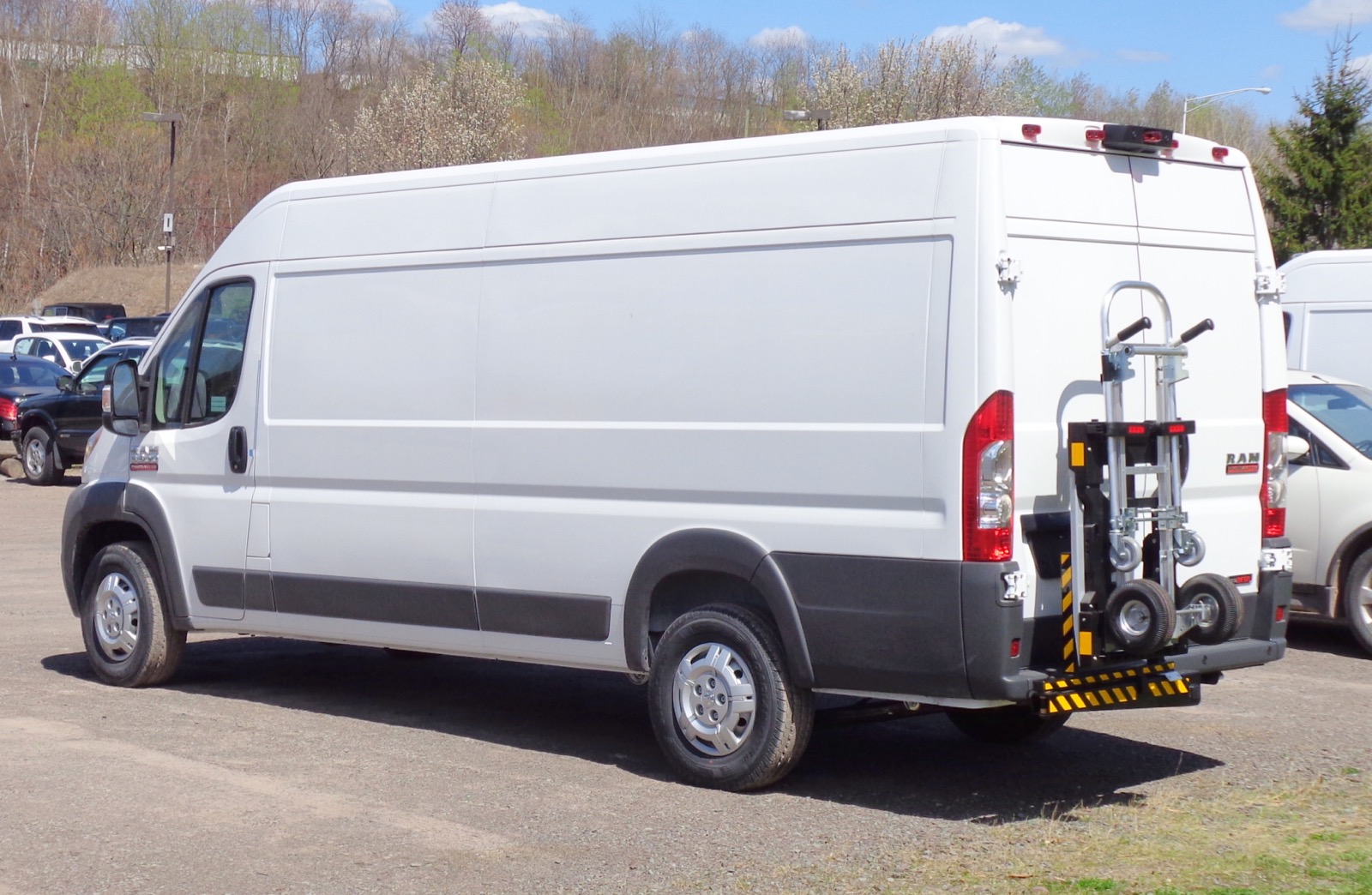 Parcel delivery van